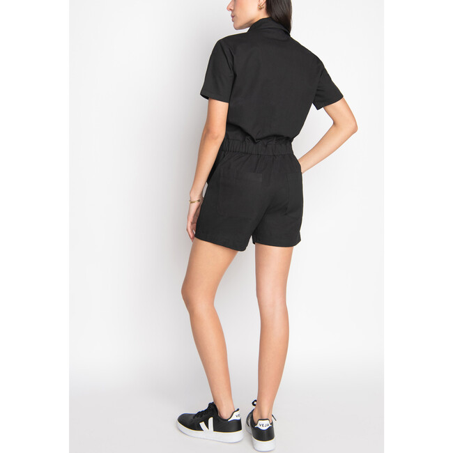 Women's Metro Romper, Black - Rompers - 3