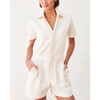 Women's Metro Romper, White - Rompers - 3