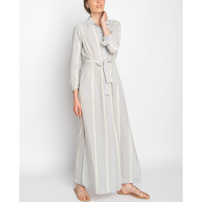 Women's Maxi Shirt Dress - Dresses - 6