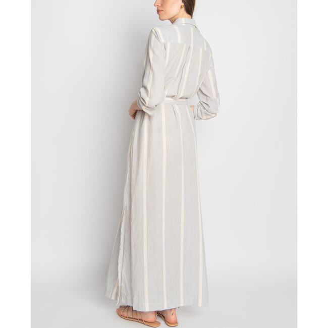 Women's Maxi Shirt Dress - Dresses - 7