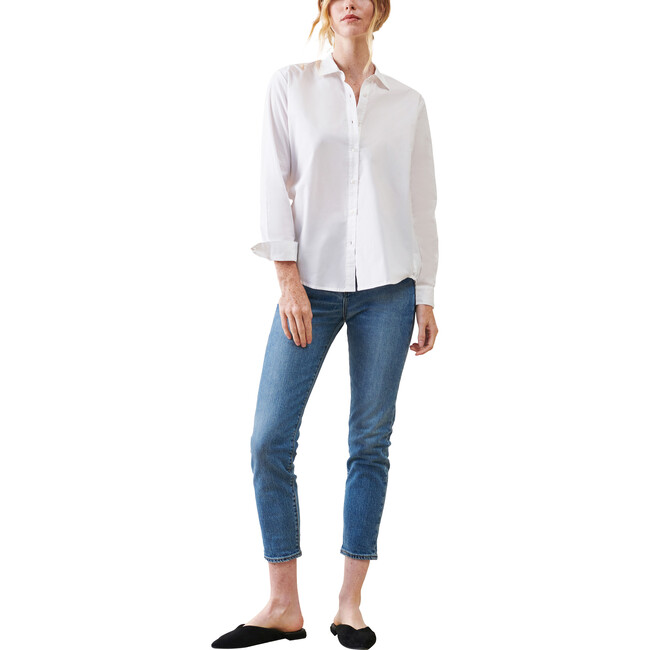 Women's Button Down Shirt, White