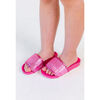 Miss Ariel Slide, Pink Metallic - Sandals - 3