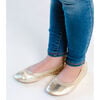 Miss Samara, Gold Metallic - Flats - 2