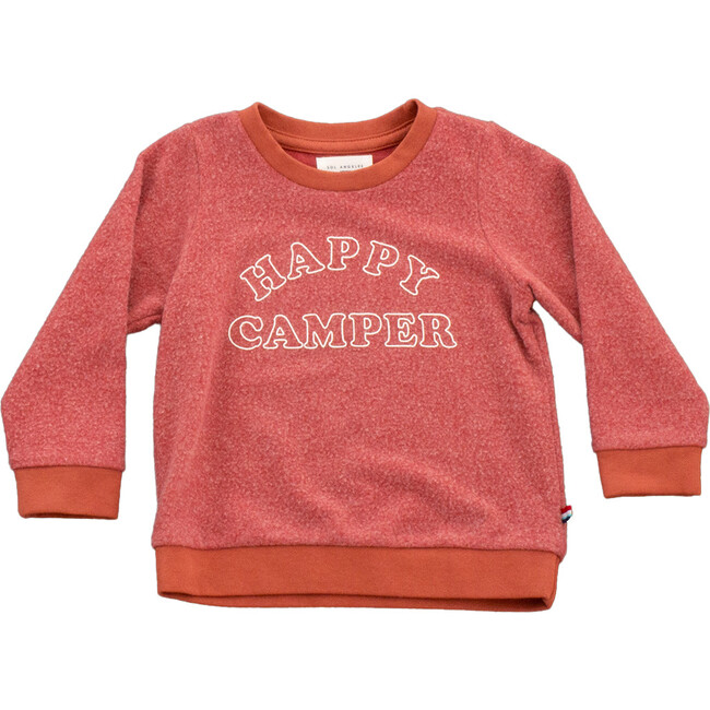 Happy Camper Pullover, Cayenne