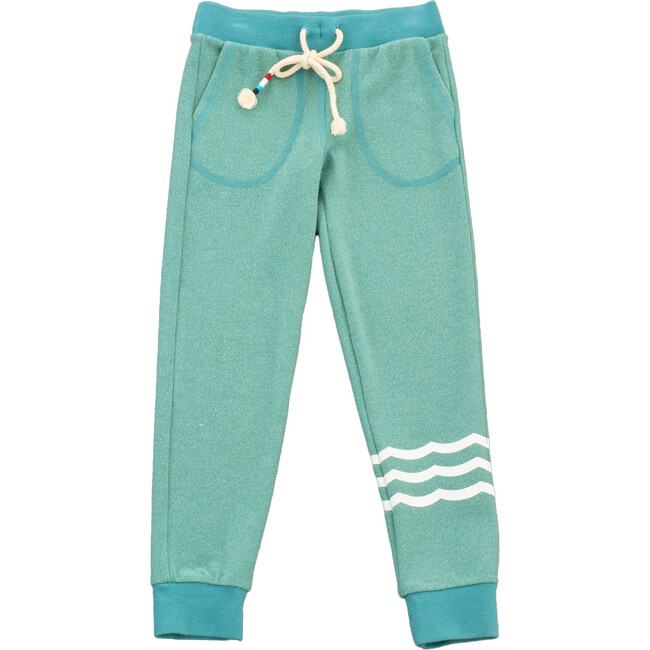 Waves Hacci Jogger, Turquoise