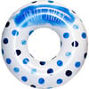 48" Ring Float w/ Pattern, Indigo Dot - Pool Floats - 1 - thumbnail