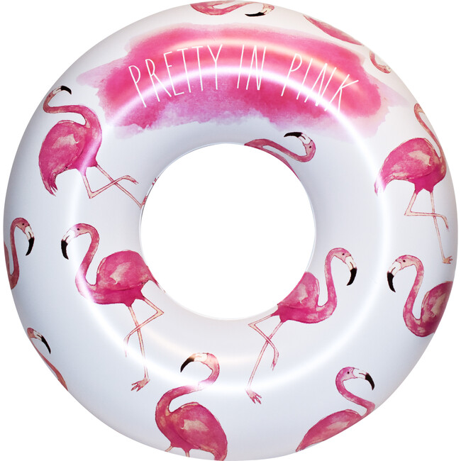 48" Ring Float w/ Pattern, Flamingo