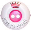 Toddler Float w/ Canopy, Born to Sparkle - Pool Floats - 3 - thumbnail