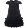 Sparkle Empire Dress, Black - Dresses - 1 - thumbnail