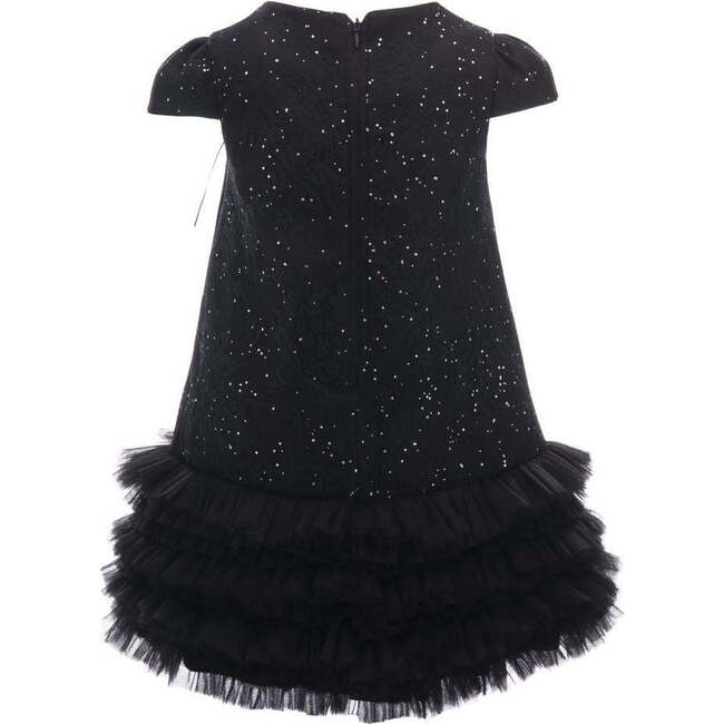 Sparkle Empire Dress, Black