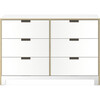 Juno Doublewide Dresser, White - Dressers - 1 - thumbnail
