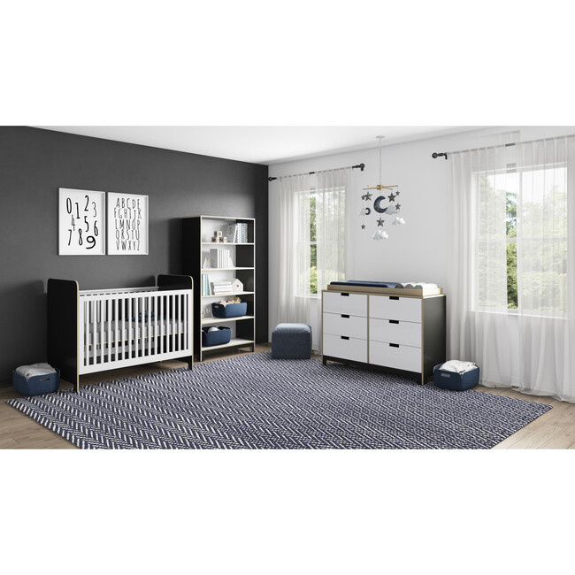 Juno Doublewide Changer, Onyx - Changing Tables - 3