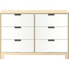 Juno Doublewide Dresser, Natural Birch - Dressers - 1 - thumbnail