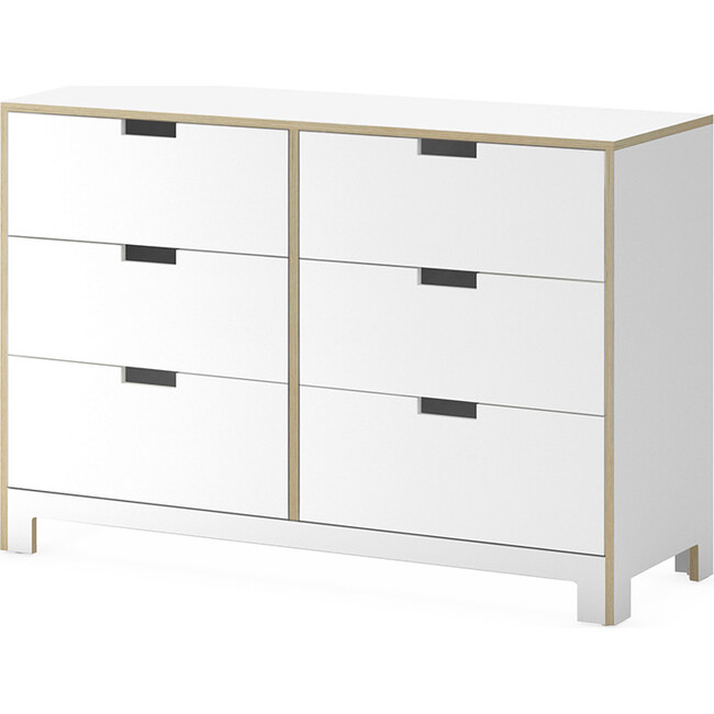 Juno Doublewide Dresser, White - Dressers - 4