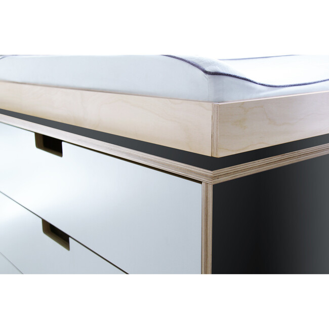 Juno Doublewide Changer, Onyx - Changing Tables - 5