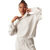 Women's Fuzzy Luxe Jessica Puff Hoodie, Chinchilla - Sweatshirts - 1 - thumbnail