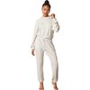 Women's Fuzzy Luxe Emmy Haram Pant, Chinchilla - Sweatpants - 1 - thumbnail