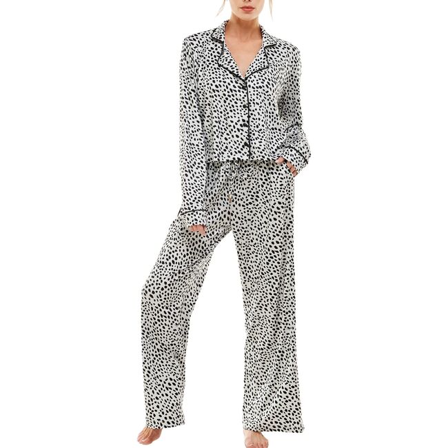 Women's Riley PJ Set, Aspen - Pajamas - 1