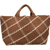 Women's St Barths Large Rope Tote, Cocoa - Bags - 1 - thumbnail