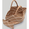 Women's St Barths Large Rope Tote, Camel - Bags - 3