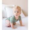 Classic Short Sleeve Bodysuit, Thyme - Onesies - 2