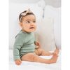 Classic Long Sleeve Bodysuit, Thyme - Onesies - 3