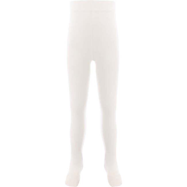 Solid Tights, Cream - Tights - 1