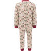 Animal Print PJ Set, Beige - Pajamas - 2