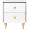 Lolly Nightstand, White/Natural - Nightstands - 1 - thumbnail