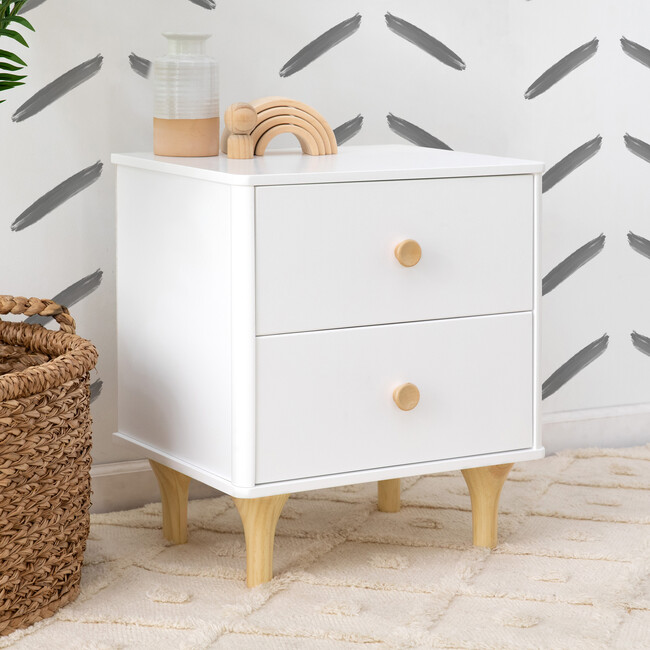 Lolly Nightstand, White/Natural - Nightstands - 2