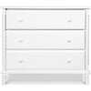 Jenny Lind Spindle 3-Drawer Dresser, White - Dressers - 1 - thumbnail