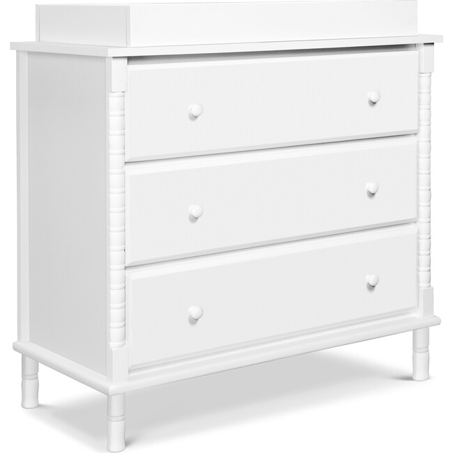 Jenny Lind Spindle 3-Drawer Dresser, White - Dressers - 5