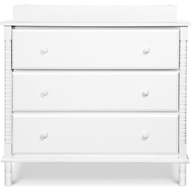 Jenny Lind Spindle 3-Drawer Dresser, White - Dressers - 7