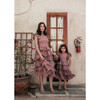 Women's Charming Dress, Mauve - Dresses - 2