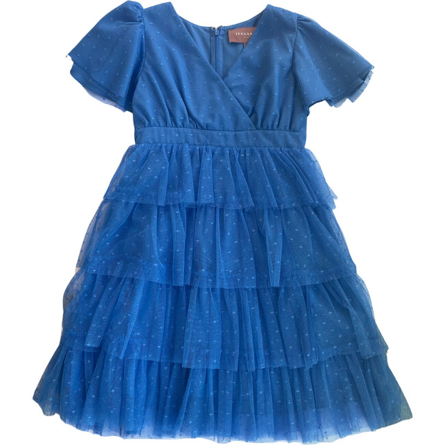 Girls Havana Dress, Azul