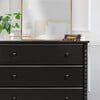 Jenny Lind Spindle 3-Drawer Dresser, Ebony - Dressers - 3