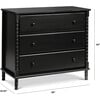 Jenny Lind Spindle 3-Drawer Dresser, Ebony - Dressers - 5