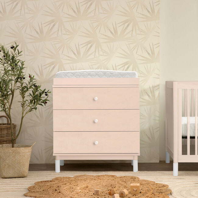 Gelato 3-Drawer Changer Dresser with Removable Changing Tray, Natural