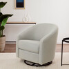 Madison Swivel Glider, Water Repellent & Stain Resistant,  Eco-Performance Grey Eco-Twill - Nursery Chairs - 2