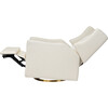 Kiwi Electronic Recliner & Swivel Glider with USB Port, Ivory Boucle/Gold - Nursery Chairs - 8