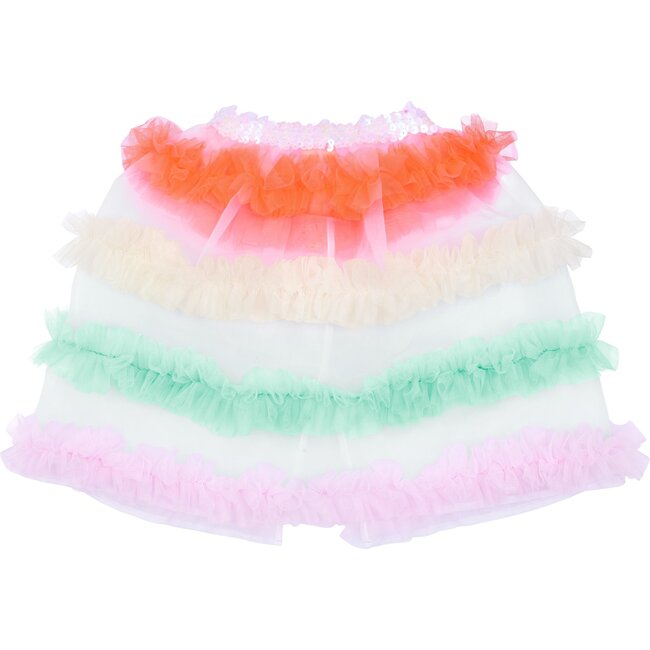 Neon Tulle Ruffle Capelet - Costumes - 1