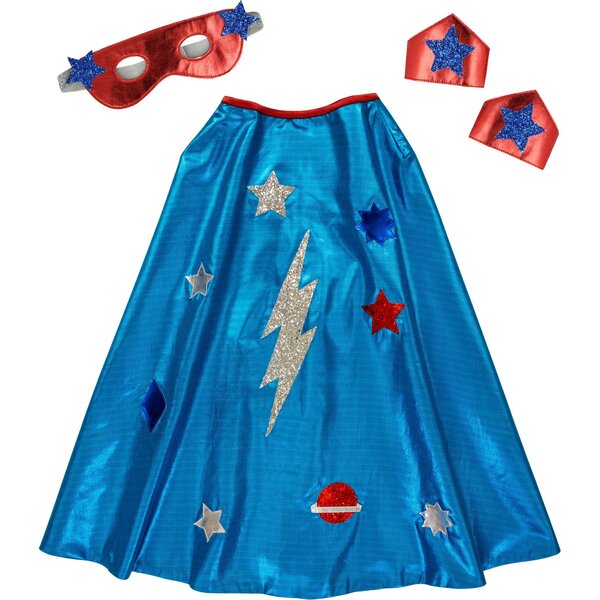 Blue Superhero Costume - Meri Meri Pretend Play, Play Tents & Vanities | Maisonette