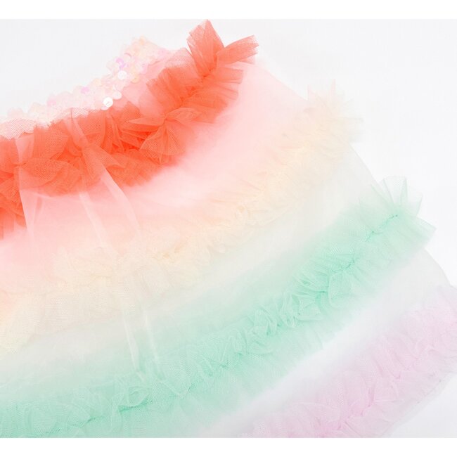 Neon Tulle Ruffle Capelet - Costumes - 5
