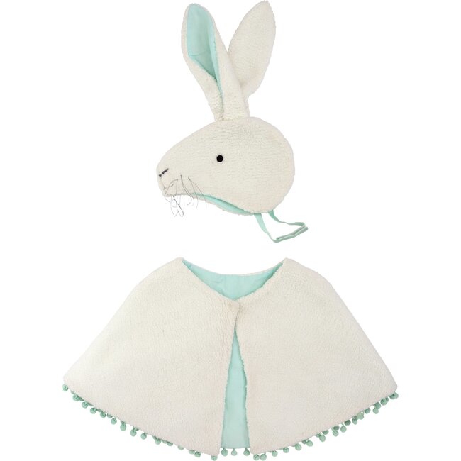 Sherpa Fleece Bunny Costume, White - Costumes - 6