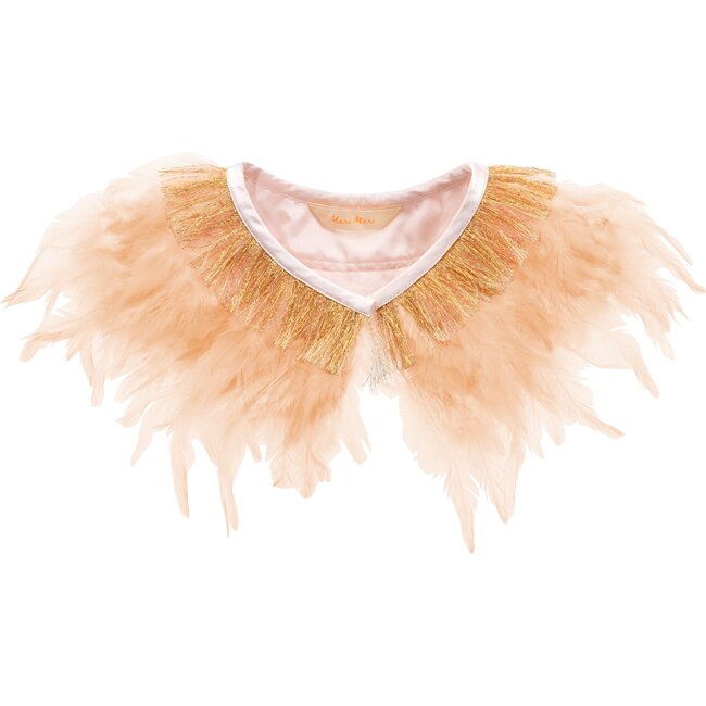 Peach Feather Capelet - Costumes - 1
