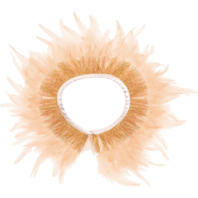 Peach Feather Capelet - Costumes - 4