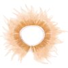 Peach Feather Capelet - Costumes - 4
