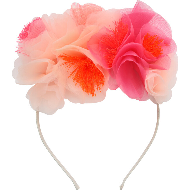 Pink Floral Headband - Costumes - 1