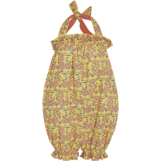 Women's Peter Playsuit , Yellow - Dresses - 1