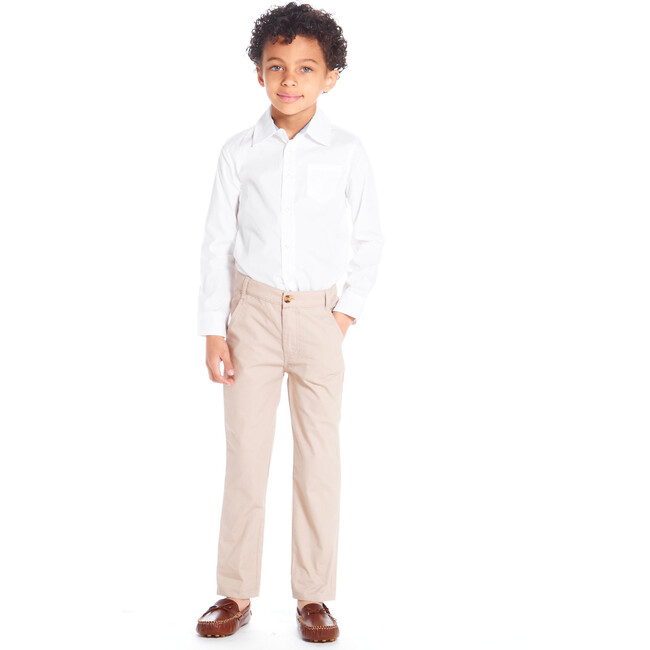 Poplin Button Down, White - Shirts - 4